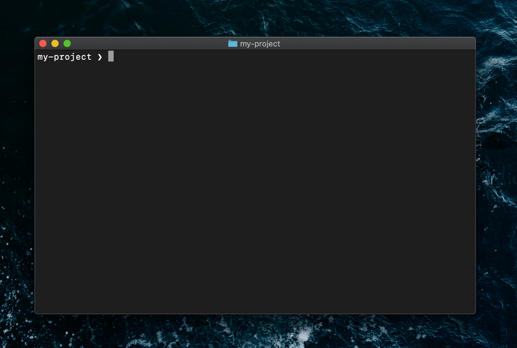 A minimalistic terminal prompt